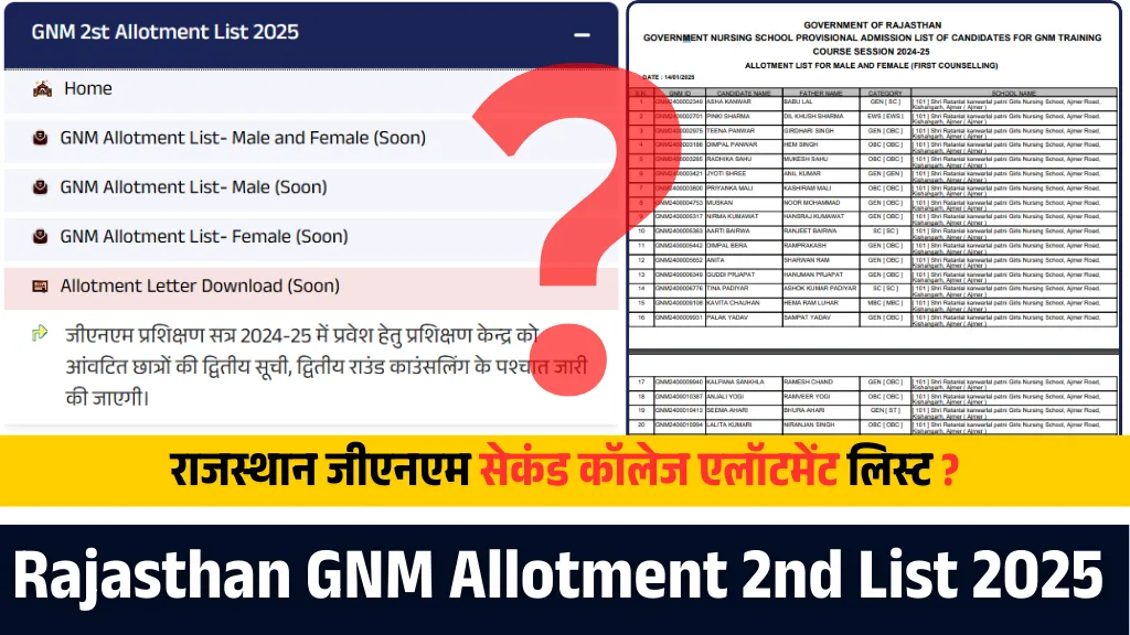 GNM Allotment 2nd